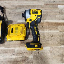 HOUSTON LOCATION - AS - IS DEWALT Atomic 20V Max Lithium-Ion Brushless Cordless Compact 1/4 in. Impact Driver Kit
