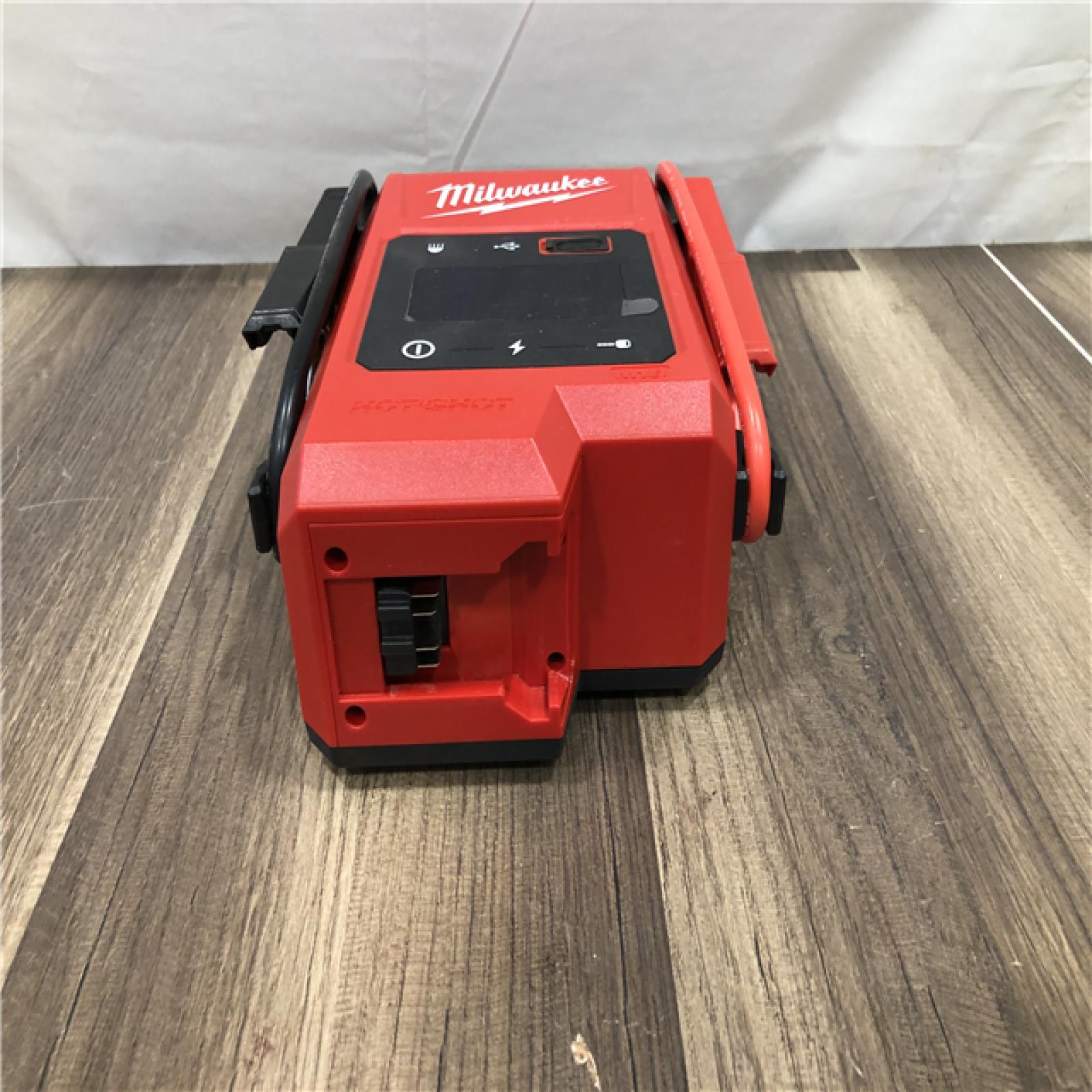 AS-IS Milwaukee 18V Lithium-Ion Cordless 2000 Peak Amp HOTSHOT Jump Starter (Tool-Only)
