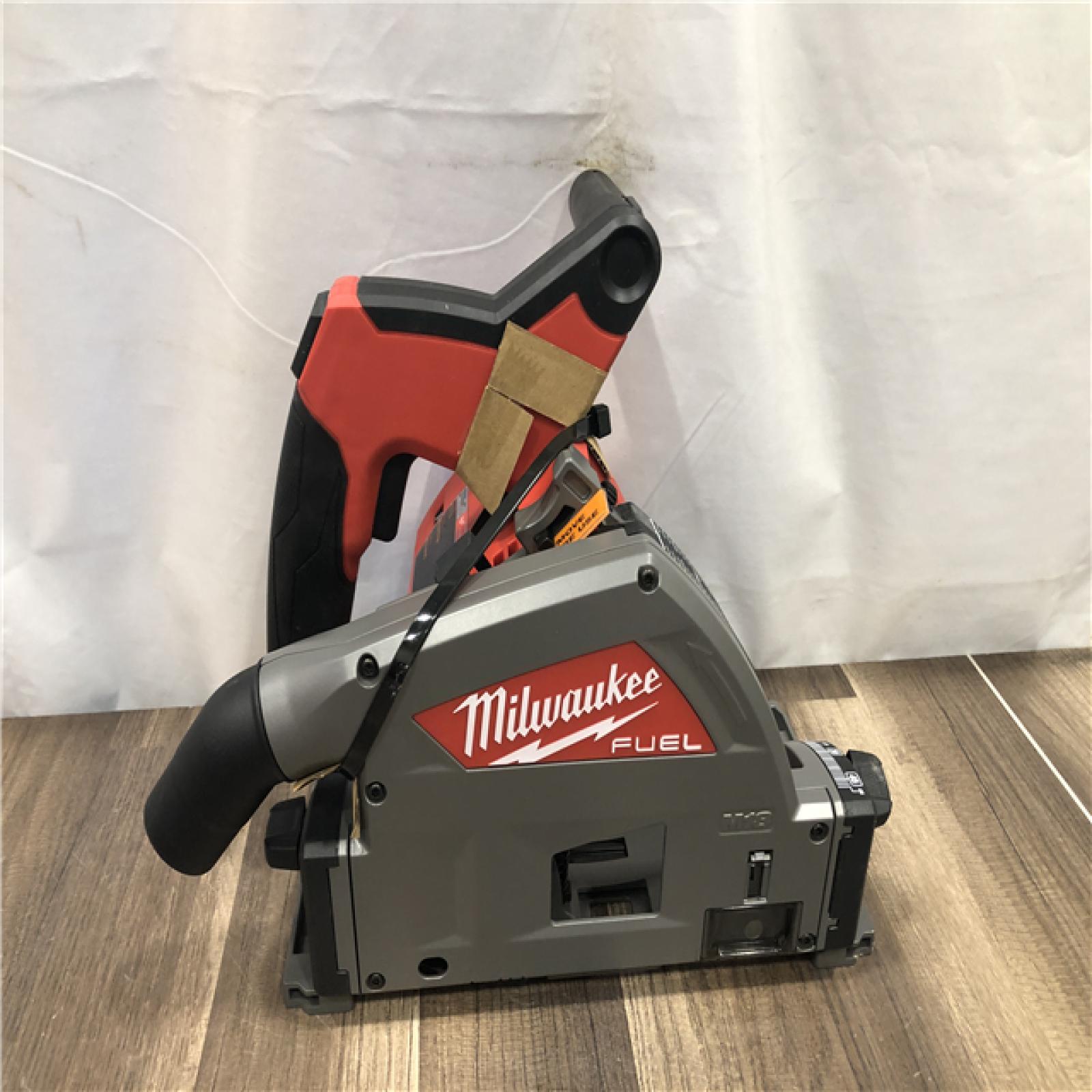 AS-IS Milwaukee FUEL 18V Lithium-Ion Cordless Brushless 6-1/2 in. Plunge Cut Track Saw (Tool-Only)