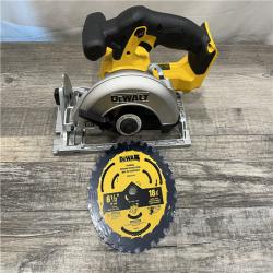 AS-IS DEWALT 20-Volt MAX Lithium-Ion Cordless 6-1/2 in. Circular Saw (Tool-Only)