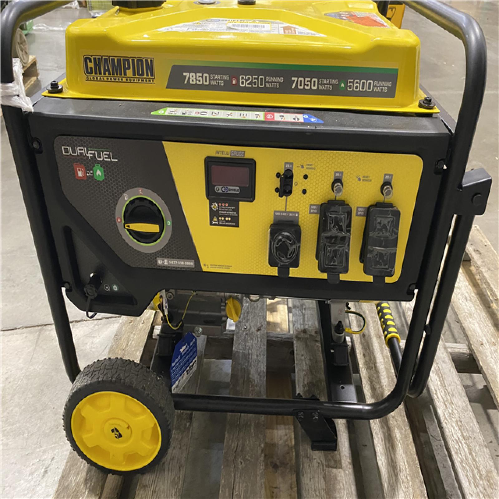 Dallas Location - As-Is Champion Power Equipment 7850/6250-Watt Gasoline aPortable Generator