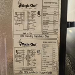 Phoenix Location Magic Chef 10.1 cu. ft. Top Freezer Refrigerator in Black and Bootz Industries Maui 60 in. x 30 in. Soaking Bathtub with Right Drain in White Pallet