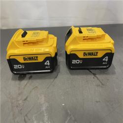 AS-IS - DEWALT 20V MAX XR 4 Ah Lithium-Ion Battery (2 Pack)