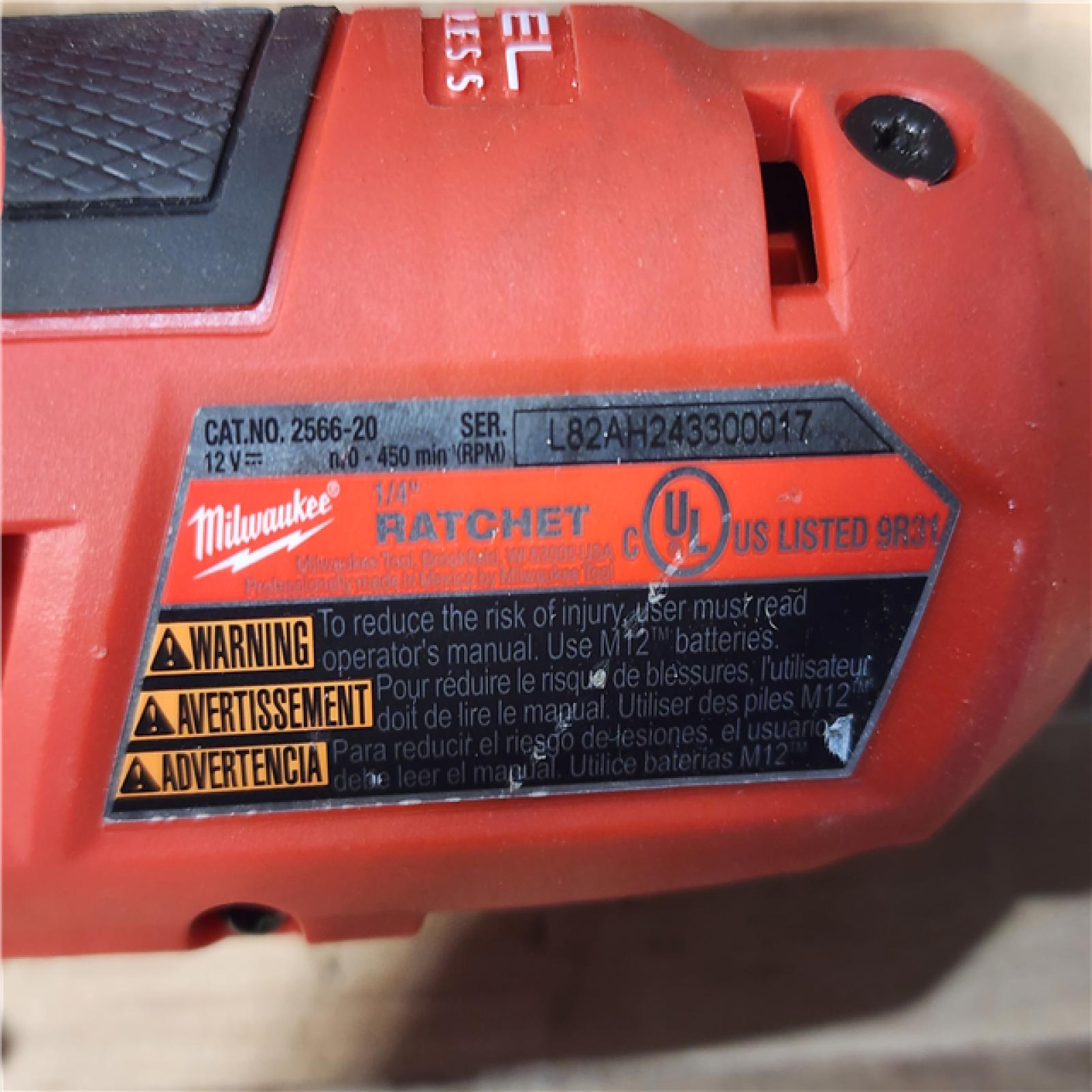 HOUSTON LOCATION - AS-IS MILWAUKEE 3 TOOL COMBO