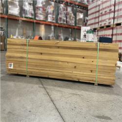 DALLAS LOCATION- AS-IS 1-1/2 in. x 2-1/2 in. x 8 ft. Premium Cedar Rough Fence Rail PALLET (274 UNITS)
