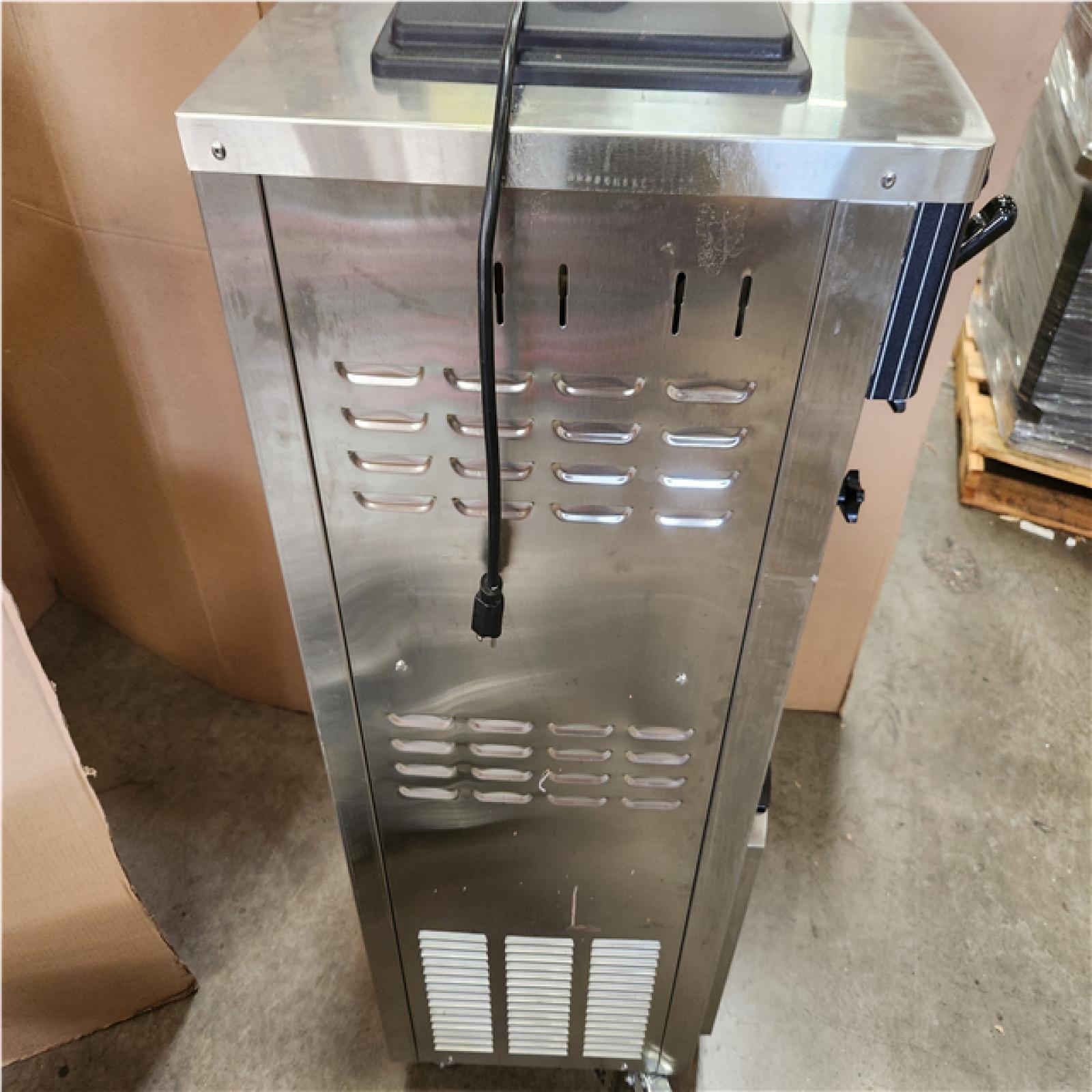 Phoenix Appears NEW VEVOR 2200W Commercial Soft Ice Cream Machine Pre-Cooling 12.68 qt. 3-Flavors 20-28L/H Yield Auto Clean Stainless Steel (Blemishes)
