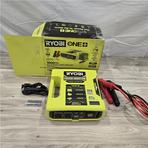 AS-IS RYOBI ONE+ 18V 1000-Watt Max 12-Volt Automotive Power Inverter