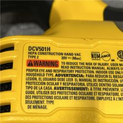 AS-IS DEWALT Bagless 20V MAX Stick Cordless General Dirt Filter Handheld Vacuum (Tool Only)