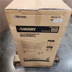 Phoenix NEW Husky Modular Tool Storage 52 in. W x 20 in. D Standard Duty Black Mobile Workbench Cabinet