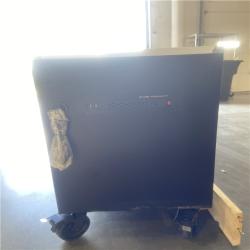 DALLAS LOCATION - 84 in. W x 24 in. D 18-Drawer Heavy-Duty Mobile Workbench with Stainless Steel Top in Matte Black