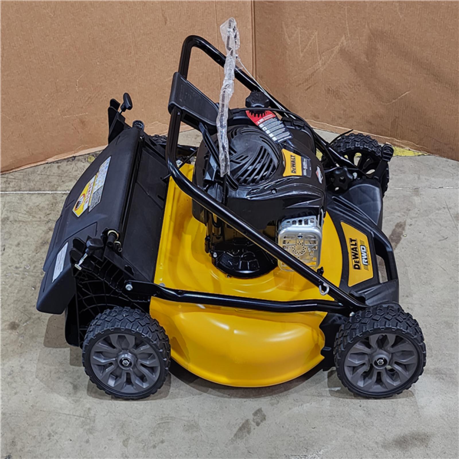 HOUSTON LOCATION - AS-IS DEWALT 21 in. 150cc Briggs and Stratton 625ex Engine Rear Wheel Drive 2-in-1 Gas Self Propelled Walk Behind Lawn Mower