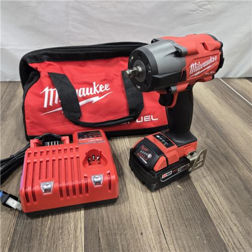 GOOD   Milwaukee M18 1/2 in. Cordless Brushless High Torque Impact Wrench Kit (Battery & Charger)
