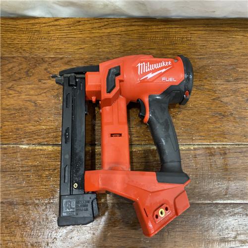 AS-IS MILWAUKEE FUEL 18-Volt Lithium-Ion Brushless Cordless 18-Gauge 1/4 in. Narrow Crown Stapler (Tool-Only)