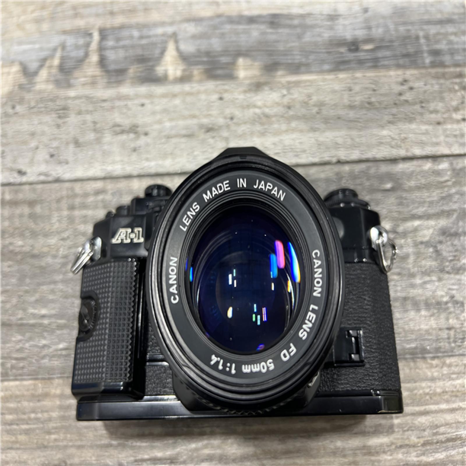 AS-IS Canon A-1 A1 35MM SLR Film Camera with 50mm 1.4 Canon Lens