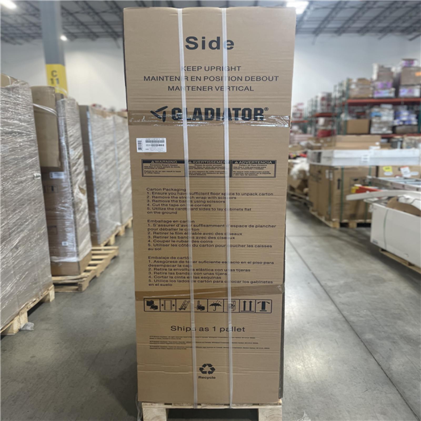 DALLAS LOCATION- NEW! GLADIATOR FLEX 5 CABINET SYSTEM D Pre-Assembled