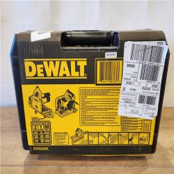 NEW - DEWALT 12 Amp Corded Track Saw Kit with 6-1/2 in. Blade  Zero-Clearance Track System and Anti-Splinter Edges