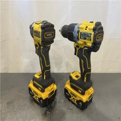 AS-IS - DEWALT 20V MAX XR Hammer Drill and ATOMIC Impact Driver 2 Tool Cordless Combo Kit