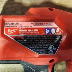HOUSTON LOCATION - AS-IS Milwaukee M18 Fuel 18V Brushless 18-Gauge Brad Nailer 2746-20 (Bare Tool)