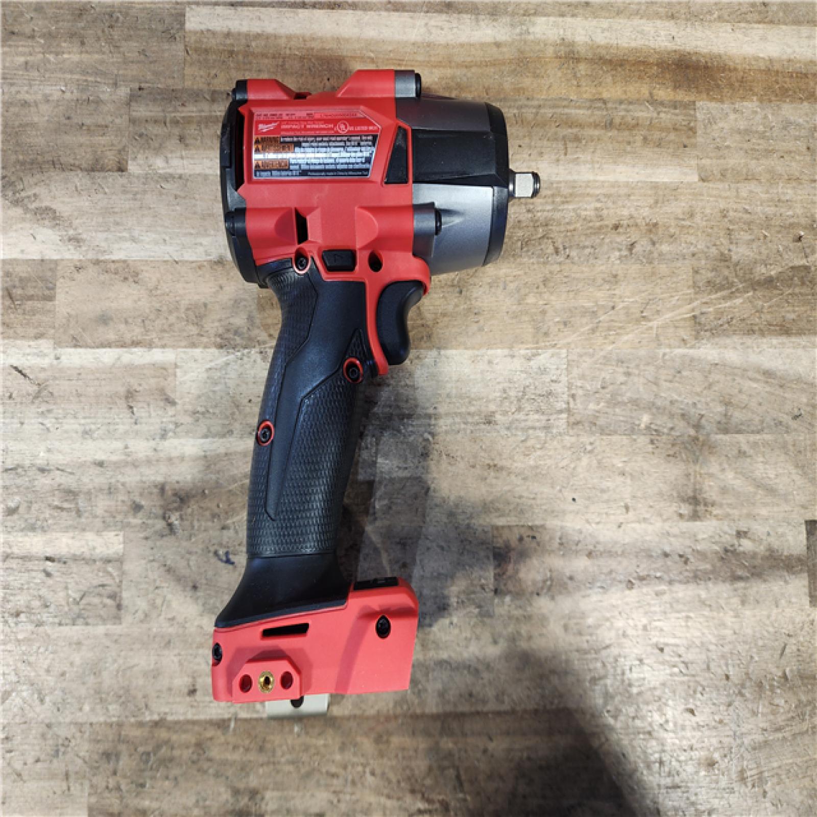 HOUSTON LOCATION - AS-IS Milwaukee FUEL GEN-2 18V Lithium-Ion Mid Torque Brushless Cordless 3/8 in. Impact Wrench with Friction Ring (Tool-Only)