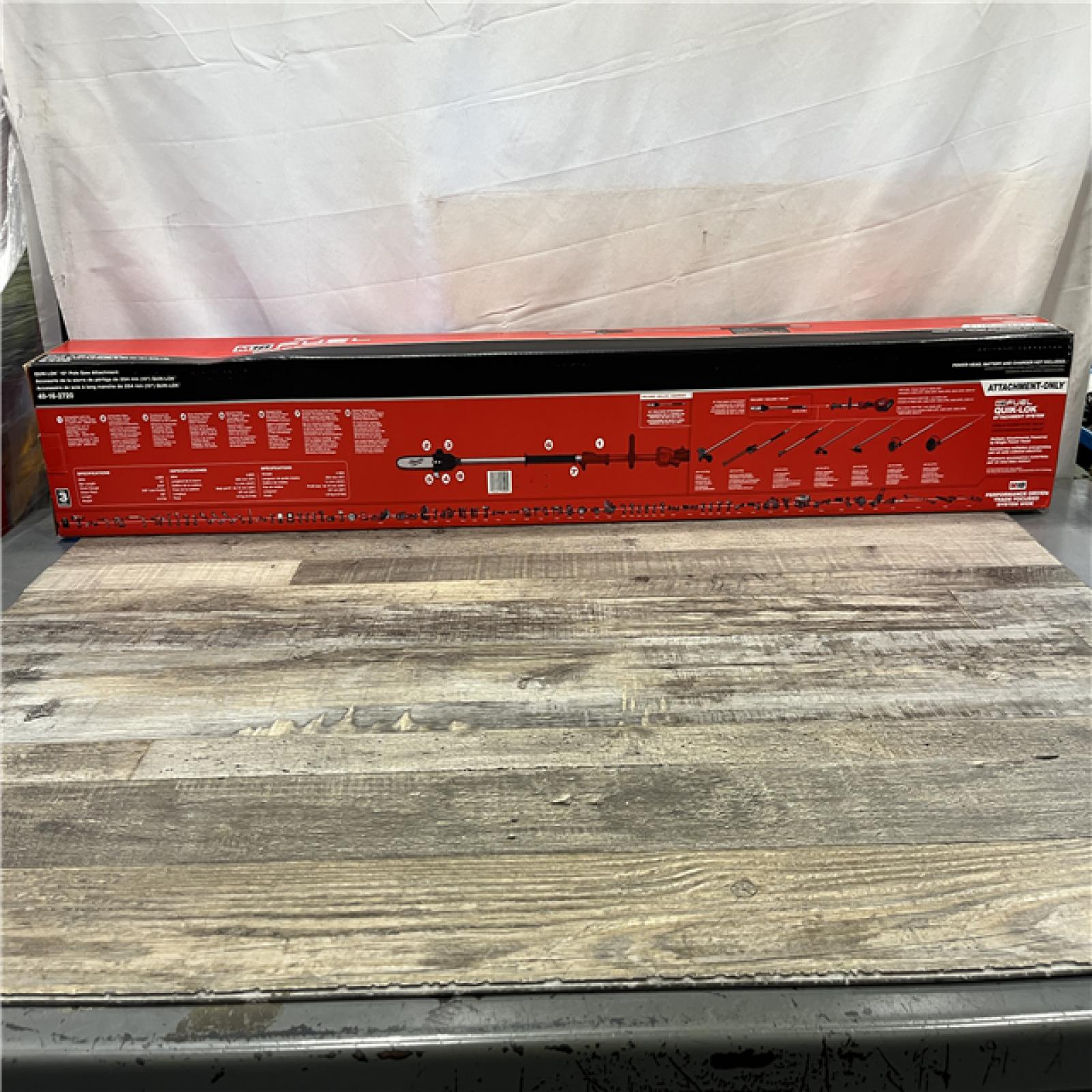 NEW - Milwaukee FUEL QUIK-LOK 10 in. Pole Saw Attachment (Tool-Only)