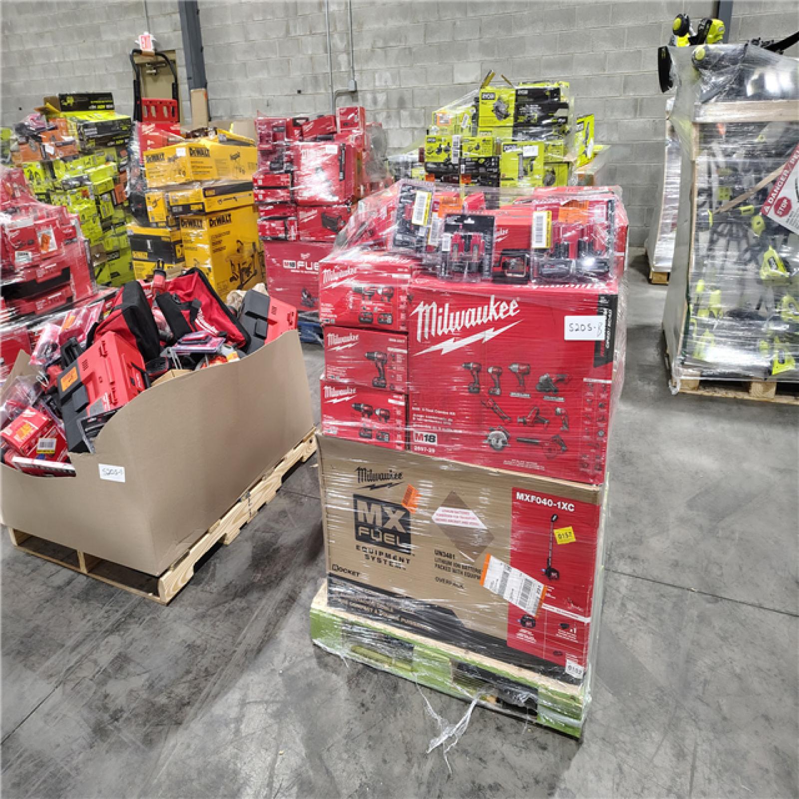 Pittston Location As-Is Power Tools Partial Truckload (13 Pallets)  5205-B