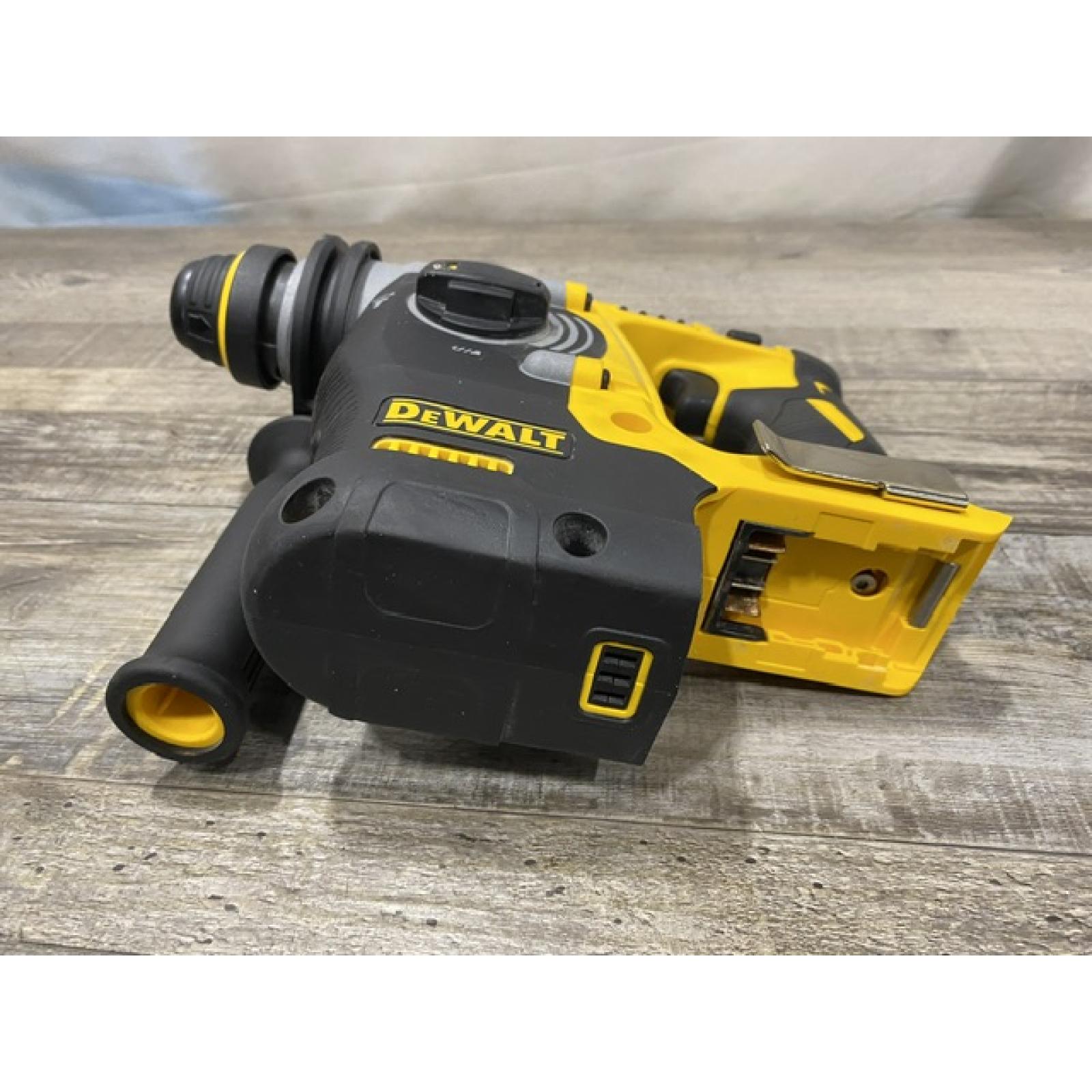 AS-IS DEWALT 20V MAX XR Cordless Brushless 1 in. SDS Plus L-Shape Rotary Hammer (Tool Only)