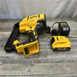 AS-IS DEWALT 20V MAX XR Lithium-Ion Cordless 18-Gauge Narrow Crown Stapler Kit
