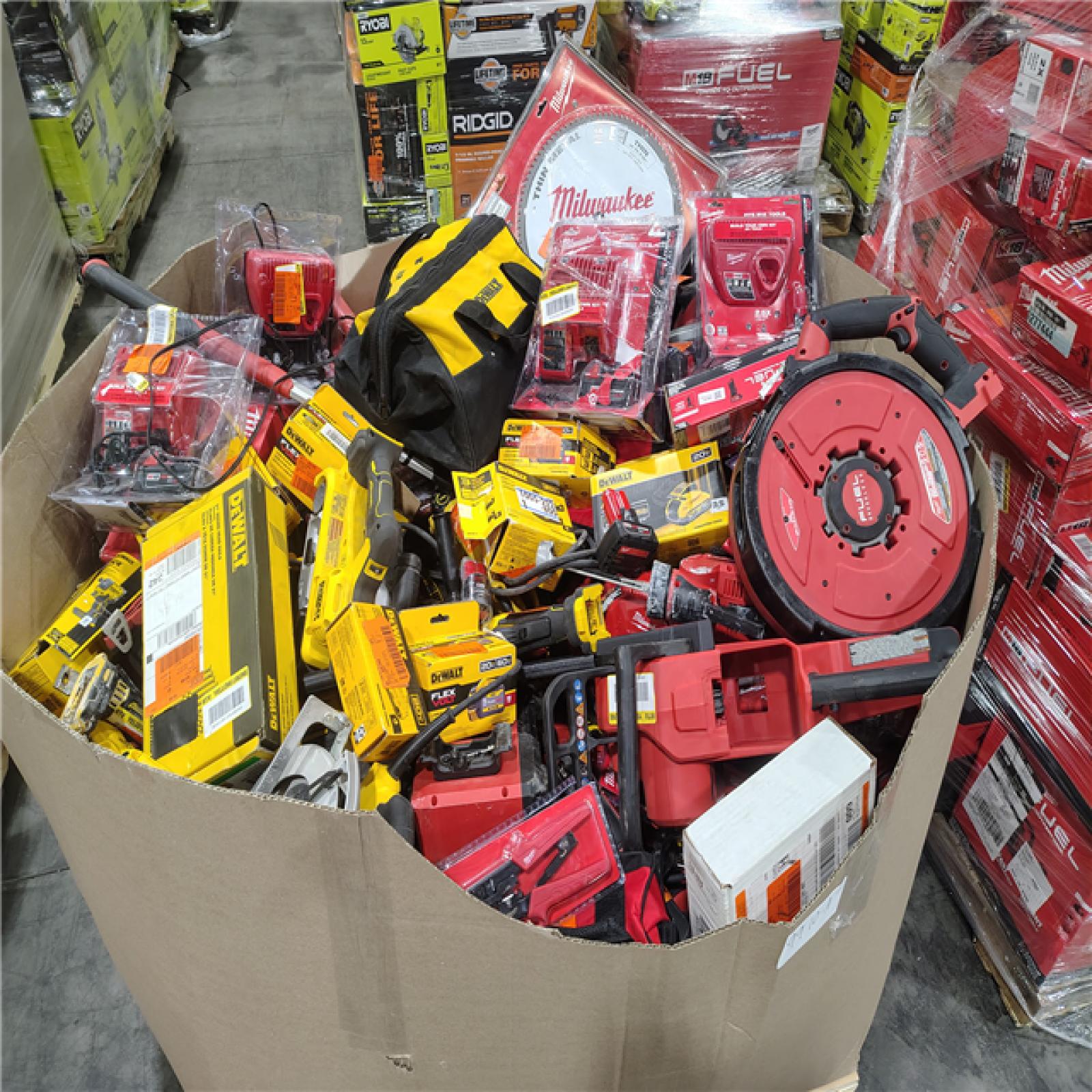 Pittston Location As-Is Power Tools Partial Truckload (14 Pallets) 9910-A1