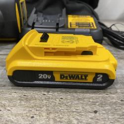 AS-IS DEWALT 20V MAX XR 16-Gauge Electric Cordless Angled Finishing Nailer Kit