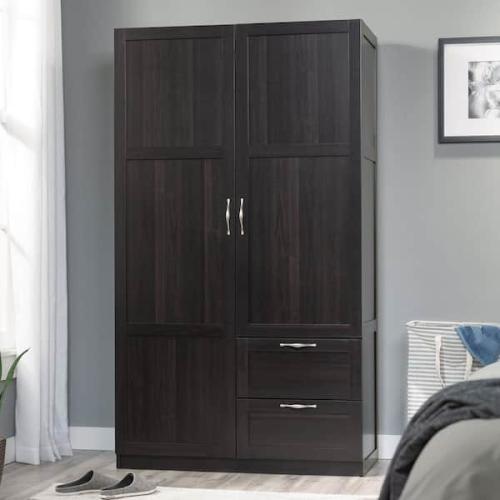 Phoenix USED SAUDER Select Cinnamon Cherry Engineered Wood Rectangular 71 in. 2 -Drawer Dresser with Adjustable Shelf