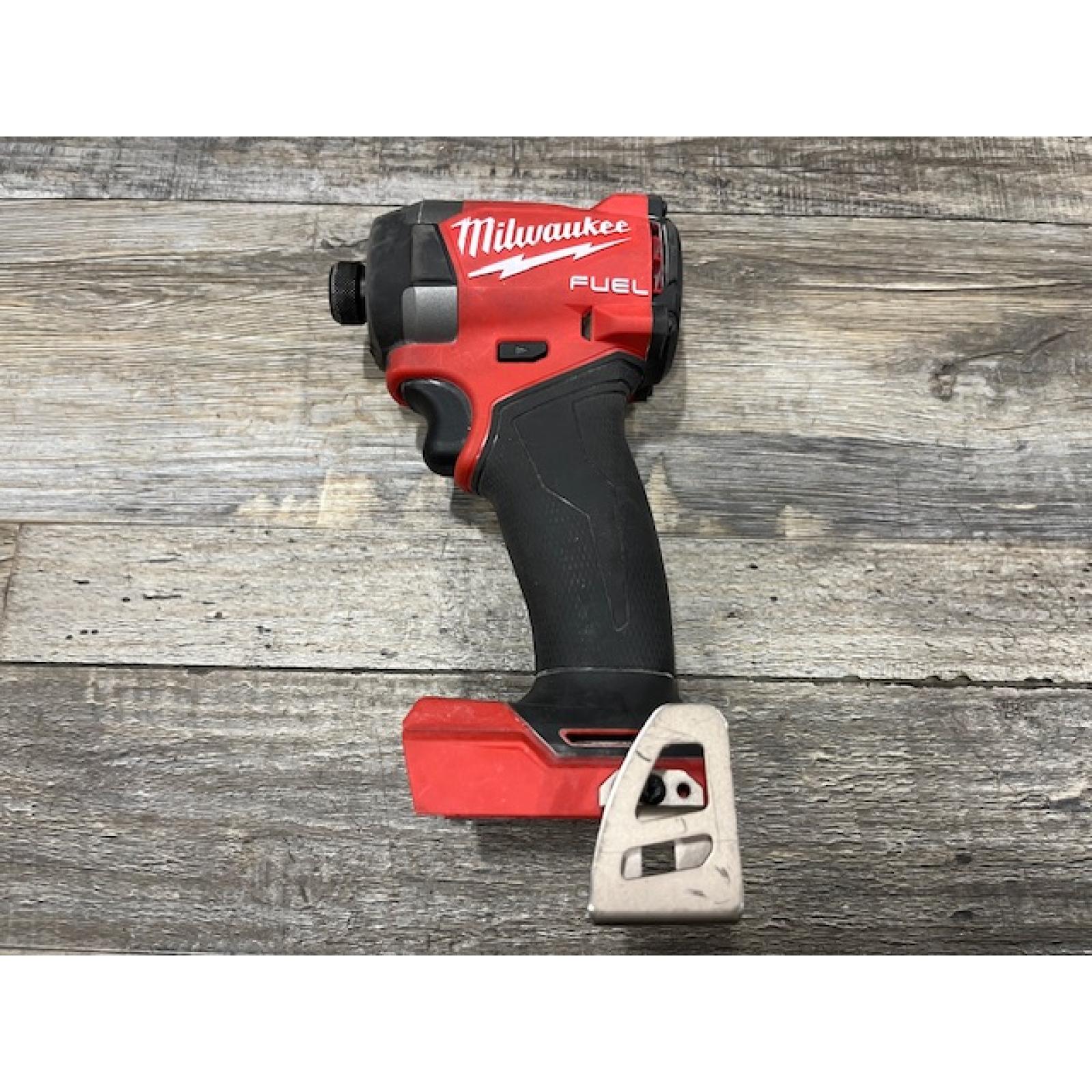 AS-IS Milwaukee FUEL 18V Lithium-Ion Brushless Cordless 1/4 in. Hex Impact Driver Kit