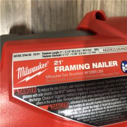 AS-IS Milwaukee FUEL 3-1/2 in. 18-Volt 21-Degree Lithium-Ion Brushless Cordless Framing Nailer (Tool-Only)