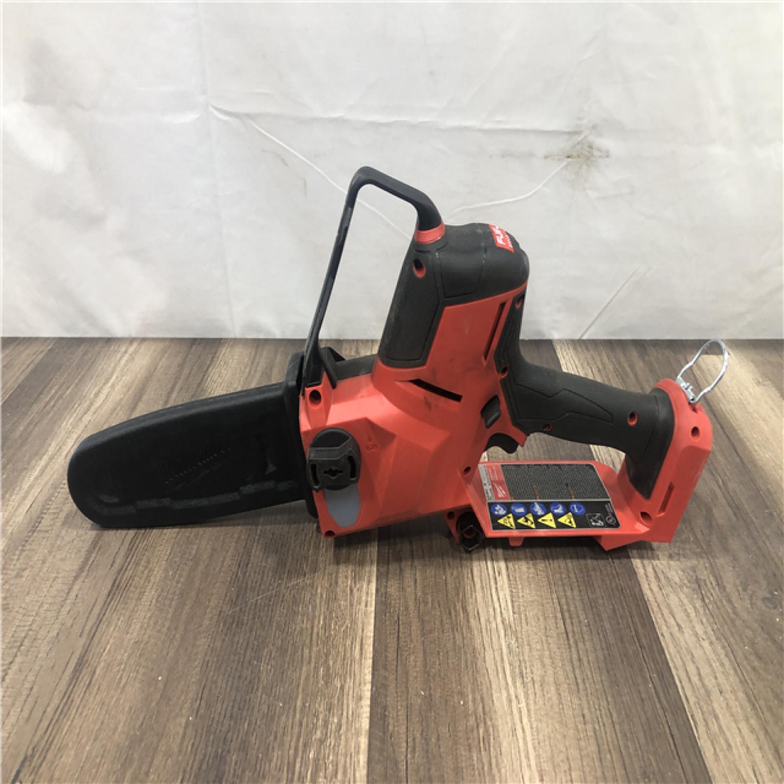 AS-IS Milwaukee  FUEL 18V Lithium-Ion Brushless Battery 8 in. HATCHET Pruning Saw (Tool-Only)