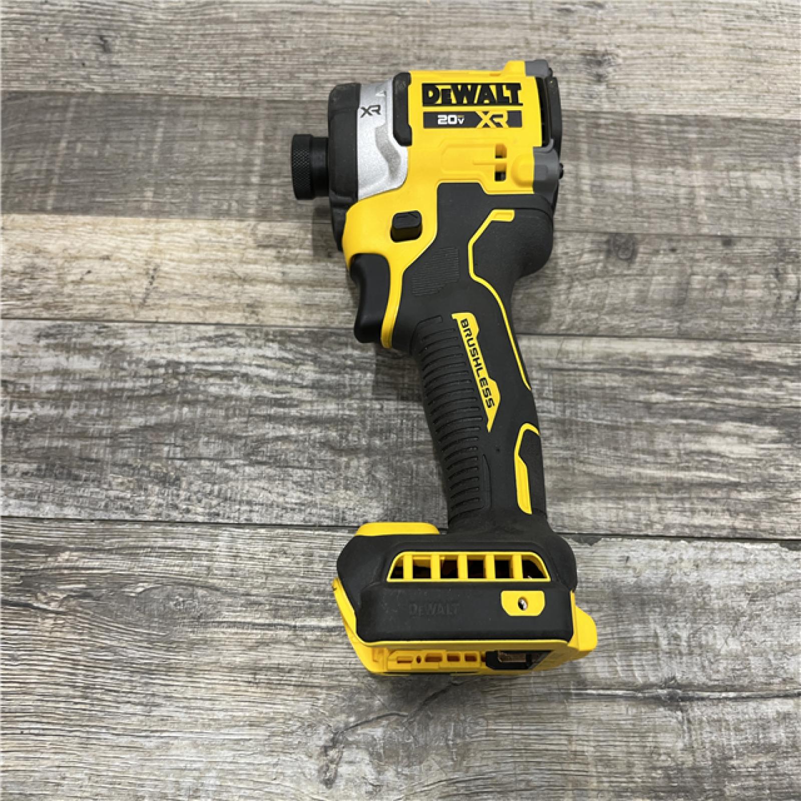 AS-IS DEWALT 20V MAX XR Lithium-Ion Brushless Cordless 3-Speed High Torque 1/4 in. Impact Driver Kit