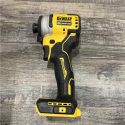 AS-IS DEWALT Atomic 20V Max Lithium-Ion Brushless Cordless Compact 1/4 in. Impact Driver Kit