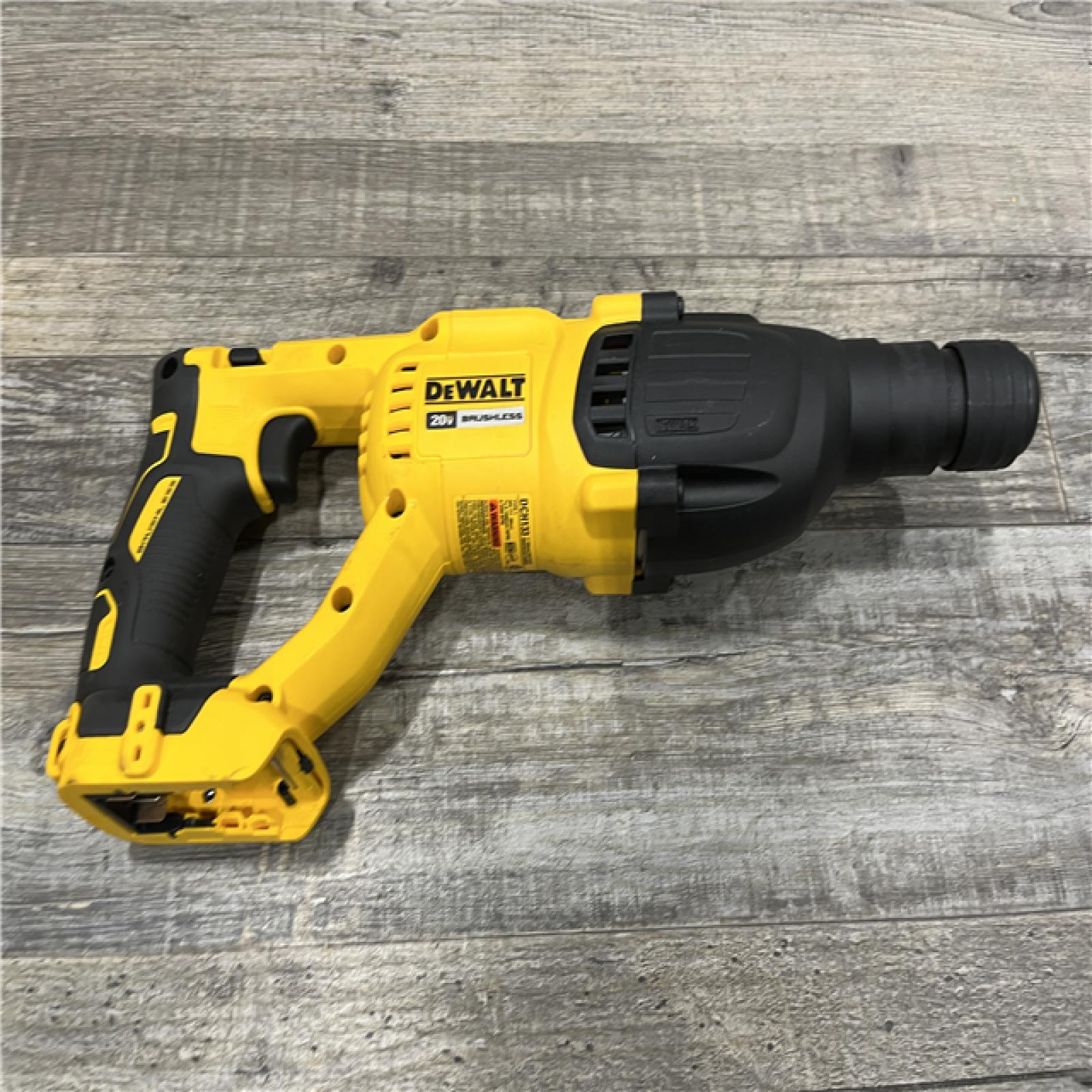 AS-IS DEWALT 20V MAX Cordless Brushless 1 in. SDS Plus D-Handle Concrete and Masonry Rotary Hammer (Tool Only)