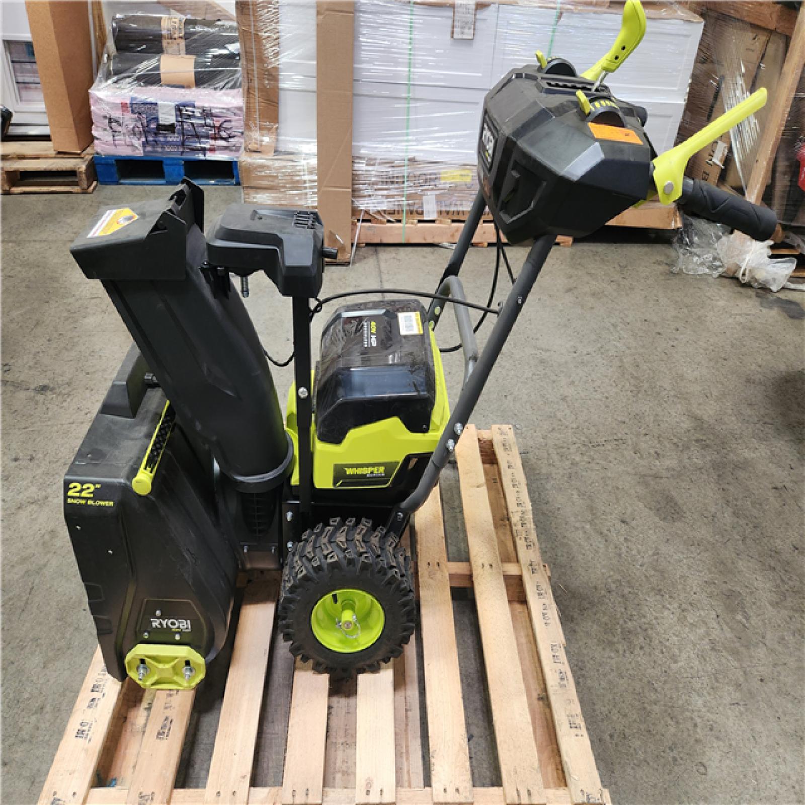 Phoenix Location RYOBI 40V HP Brushless Whisper Series 22 2-Stage Cordless Electric Self-Propelled Snow Blower (Batteries Not Included)