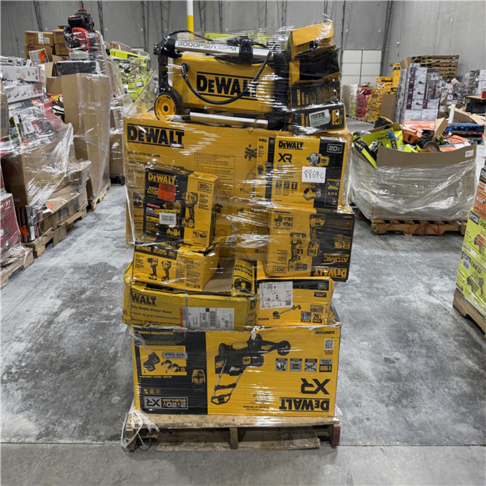 Atlanta Location As-IS Power Tools Truckload (7 Pallets) 8869-C