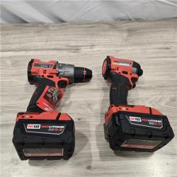 LIKE NEW! - MILWAUKEE FUEL 18V Cordless Hammer Drill and Impact Driver Combo Kit