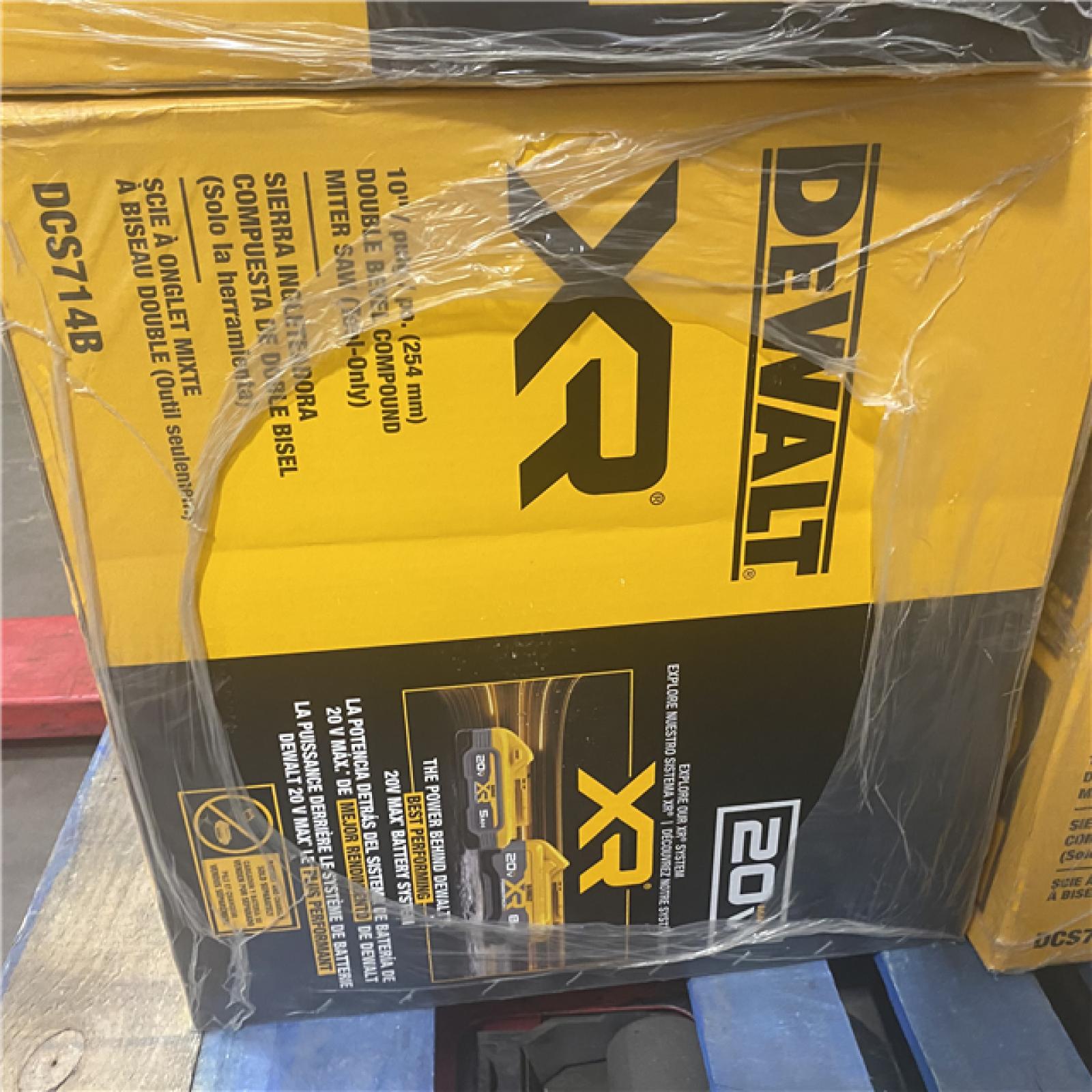 NEW -DEWALT-20-Volt MAX XR Cordless 10 in. Dual Bevel Fixed Miter Saw (Tool Only)