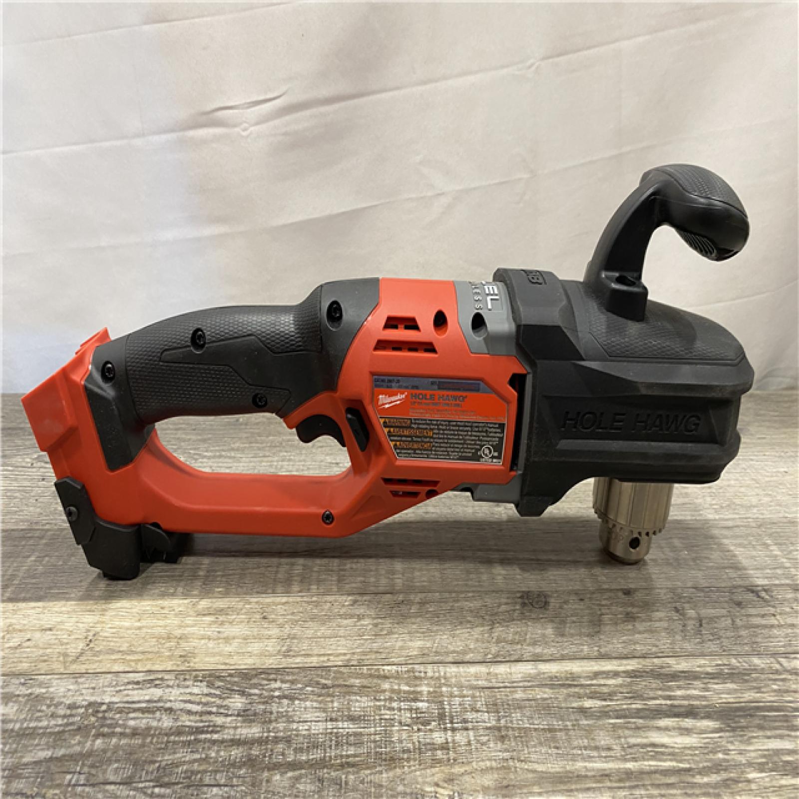 AS-IS Milwaukee FUEL GEN II 18V Lithium-Ion Brushless Cordless 1/2 in. Hole Hawg Right Angle Drill (Tool-Only)