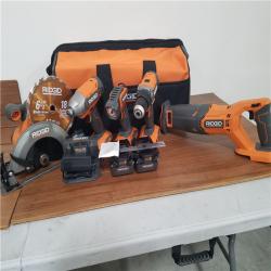 CALIFORNIA NEW RIDGID 18V 5-TOOL COMBO