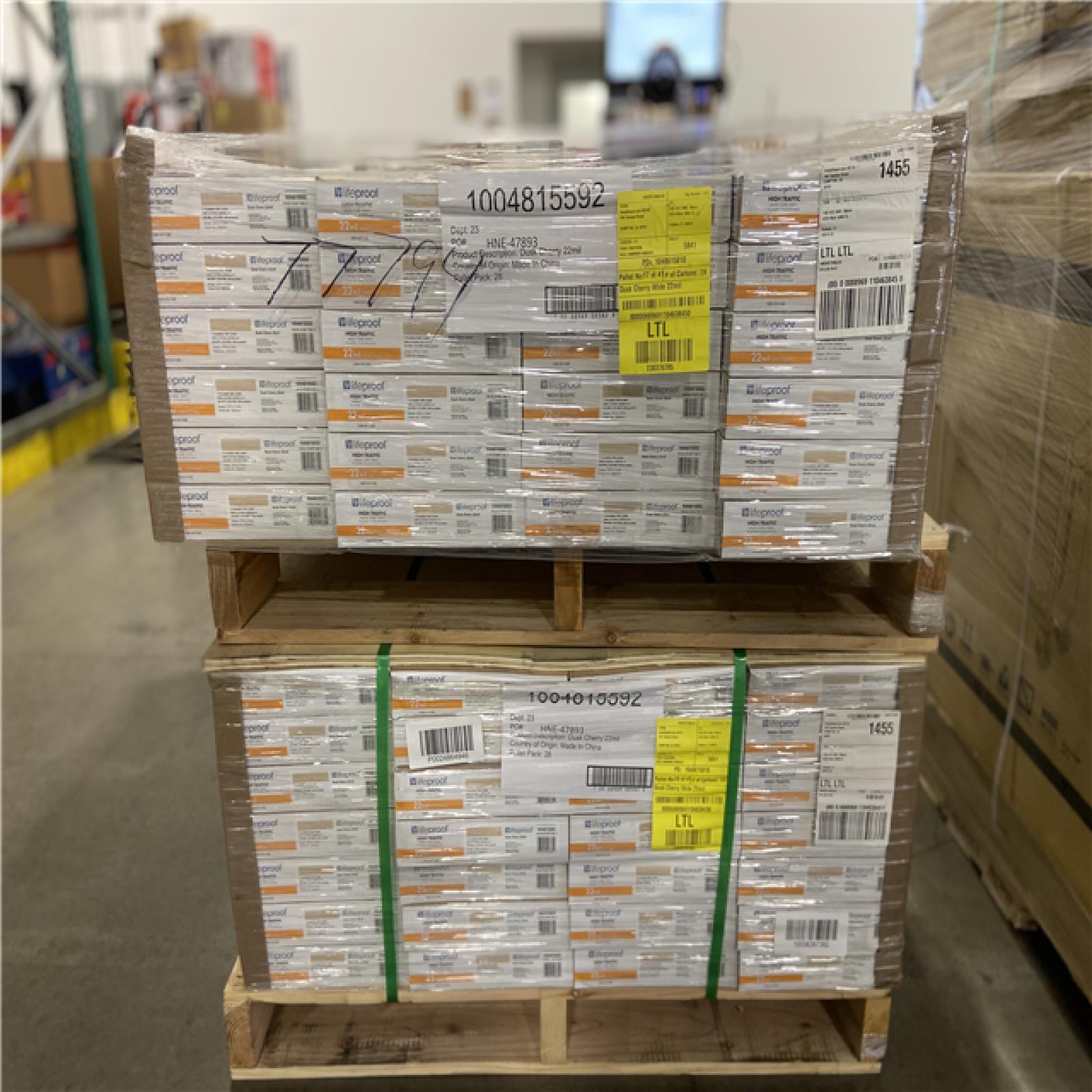 DALLAS LOCATION - Lifeproof Dusk Cherry 22 MIL x 8.7 in. W x 48 in. L Click Lock Waterproof Luxury Vinyl Plank Flooring (20.1 sqft/case) - 52 CASES