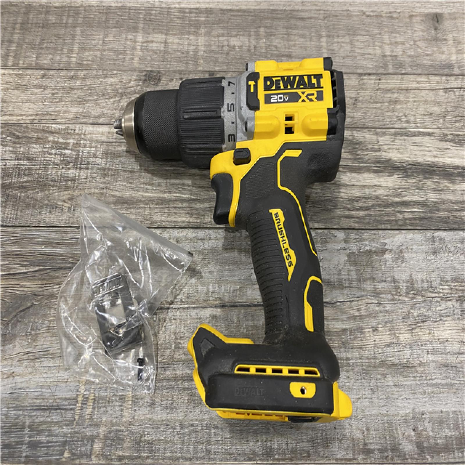 AS-IS DEWALT 20V XR Brushless Cordless 1/2 in. Hammer Drill (Tool-Only)