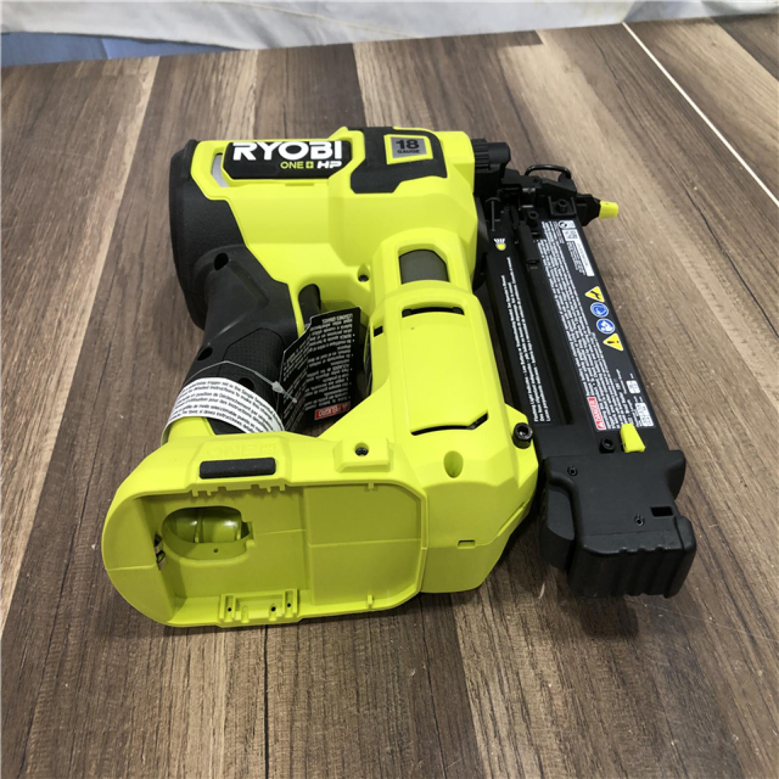 AS-IS RYOBI ONE+ HP 18V 18-Gauge Brushless Cordless AirStrike Brad Nailer (Tool Only)