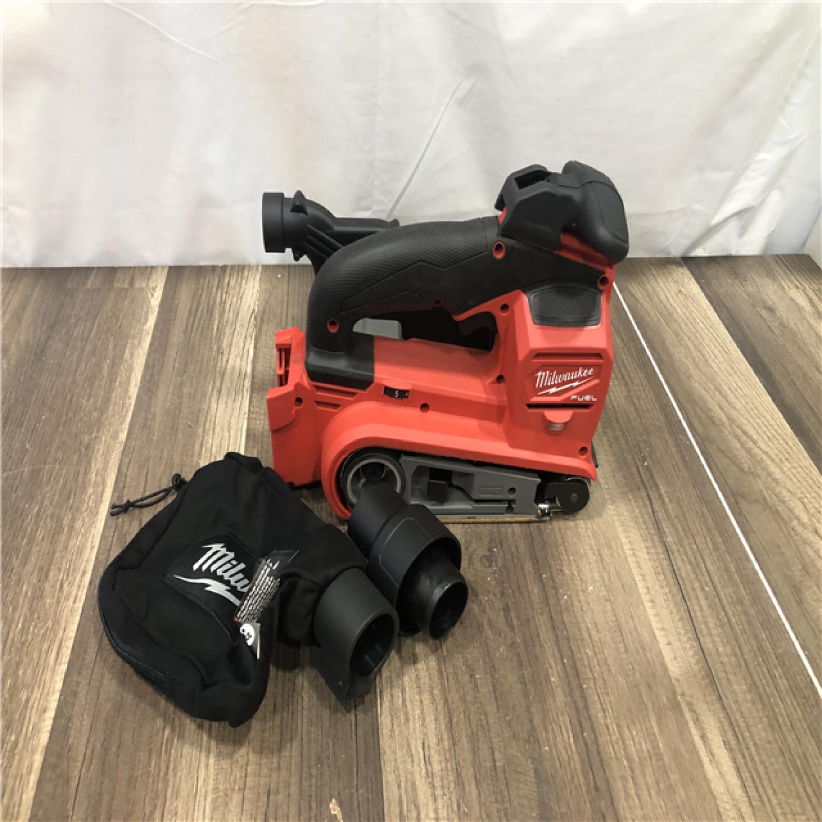AS-IS Milwaukee FUEL 18-Volt Lithium-Ion Cordless Belt Sander (Tool-Only)