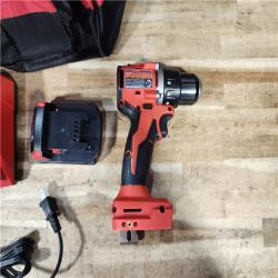 HOUSTON LOCATION - AS - IS Milwaukee 18V Lithium-Ion Brushless Cordless 1/2 in. Compact Drill/Driver with kit
