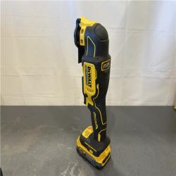 AS-IS - DeWalt ATOMIC 20V MAX Brushless Oscillating Multi Tool and 20V MAX POWERSTACK Compact Battery Starter Kit