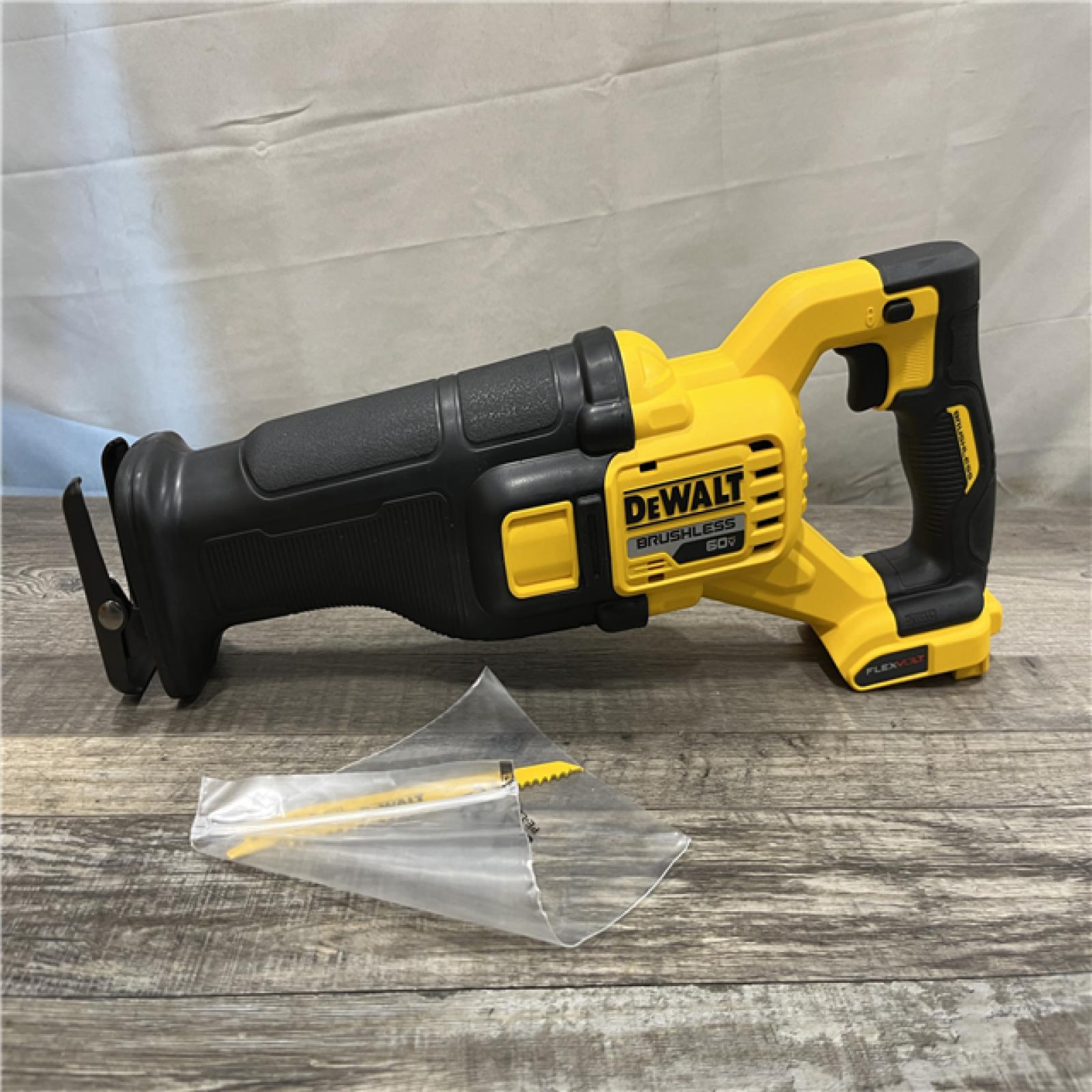 AS-IS DEWALT FLEXVOLT 60V MAX Cordless Brushless Reciprocating Saw (Tool Only)