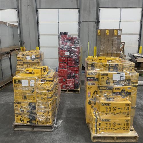 Atlanta Location NEW DEWALT AND MILWUAKEE power tools and more (5 Pallets) 6126-B